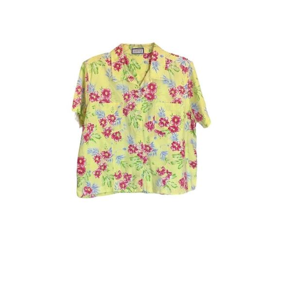 Vintage Hawaiian Shirt Button down 2x? Summer Beach - Picture 1 of 6